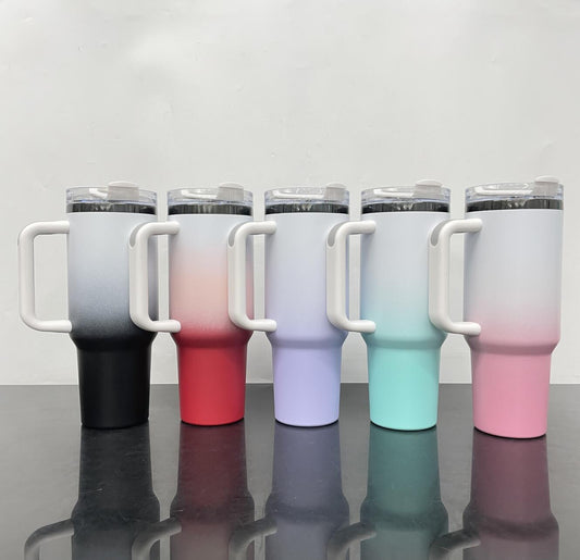 Black Underneath Ombre Powder Coated H2.0 40oz Quencher Tumblers for Laser Engraving_miki